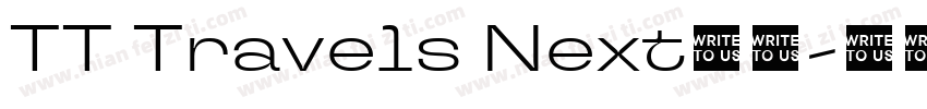 TT Travels Next字体字体转换